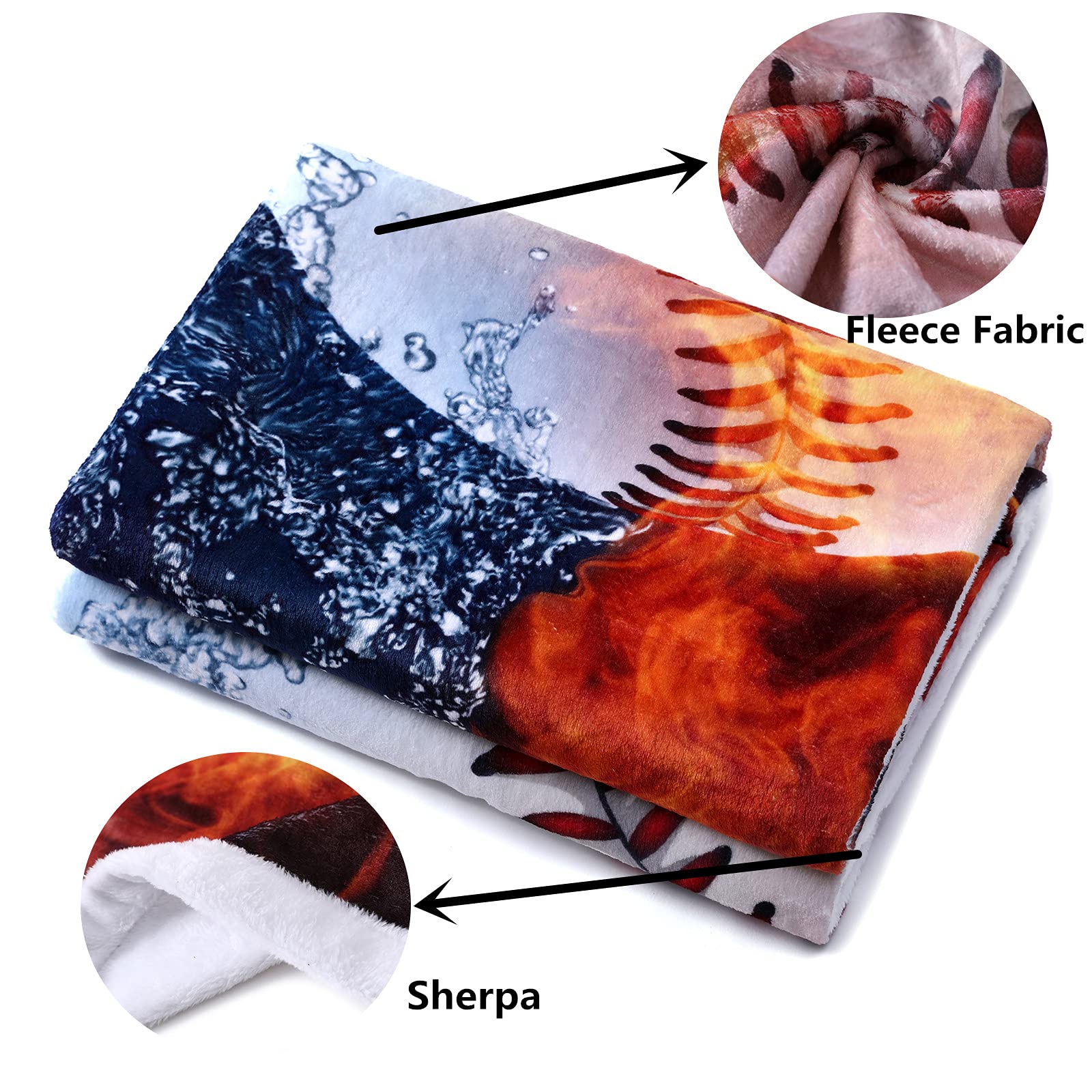 Premium Sviuse Baseball Fleece Throw Blanket - 50x60 Inch Soft Sports Blanket for Baseball Lovers, Perfect Gift for Boys & Adults - Great for Games, Camping & Cozy Home Use