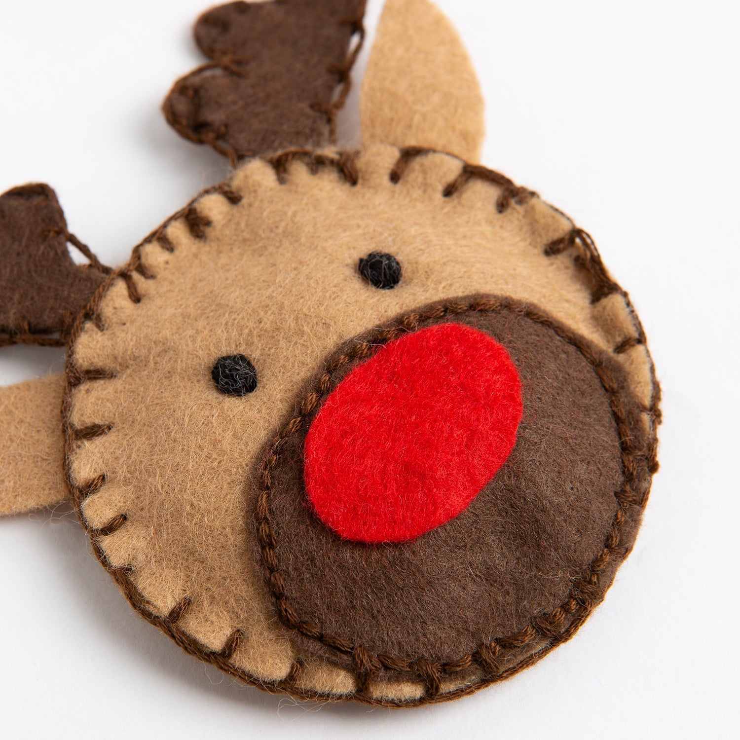 DIY Felt Christmas Ornament Craft Kit - Make 6 Handmade Holiday Baubles for Xmas Tree Decorations | Perfect for Kids Crafts, Holiday Parties & Festive Home Decor
