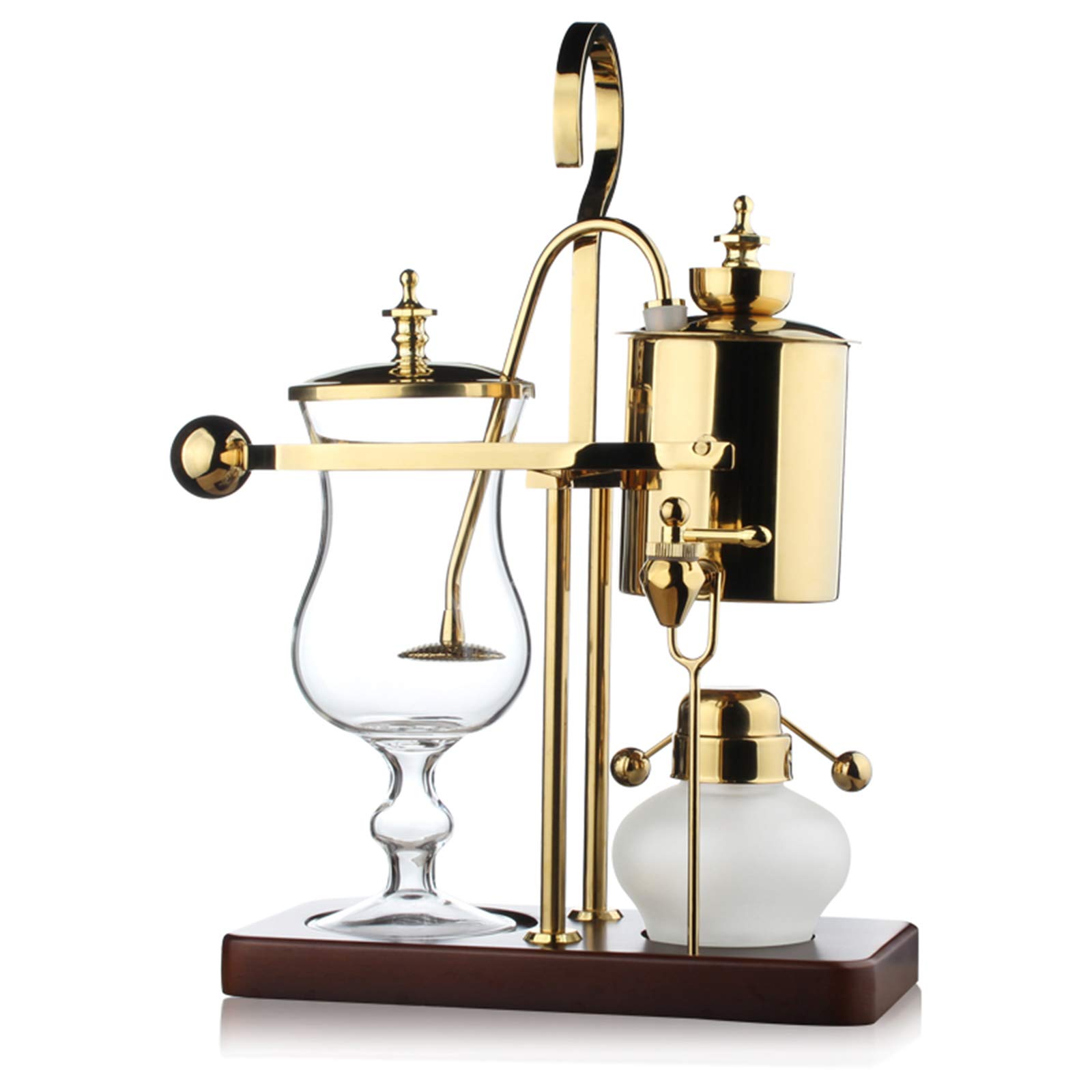 Premium Double Column Balance Syphon Coffee Maker - Elegant Retro Design with Permanent Filter & Water Retainer - Easy to Clean - Perfect for Home Baristas & Coffee Enthusiasts - Ideal for Specialty Coffee Brewing & Entertaining Guests