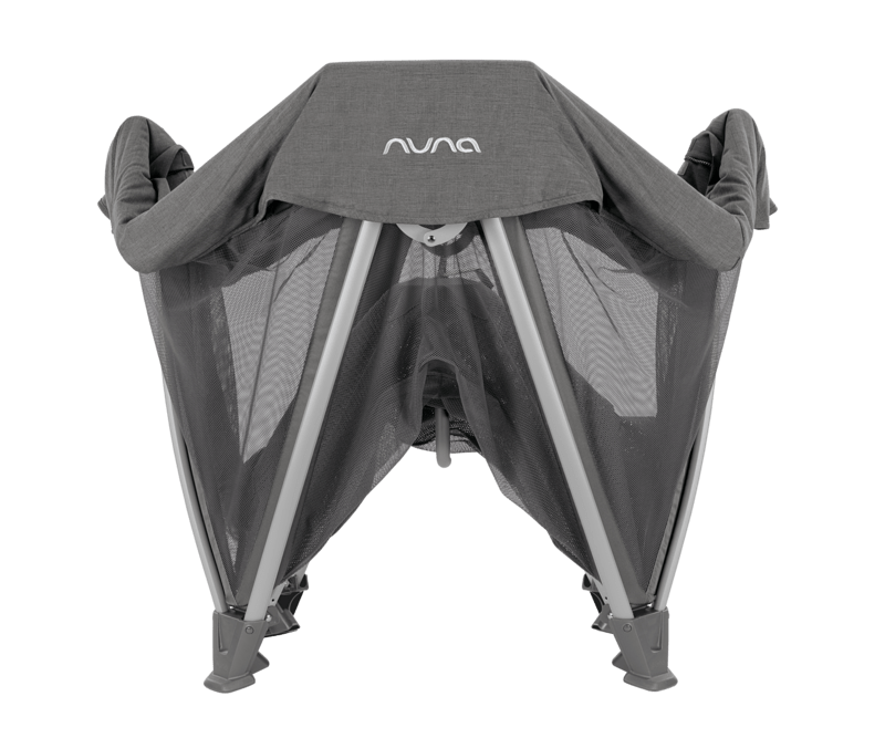 Nuna Sena Aire 2022/2023 Lightweight Travel Crib with Removable Bassinet - Perfect for Baby Sleep, Travel & Home Use