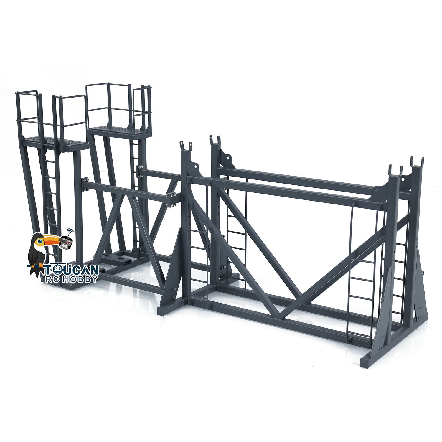 1/14 Scale K970 300 RC Hydraulic Excavator Toy - Radio Controlled Demolition Machine with Replaceable 2-Arm, RTR Painted Version - Perfect for Construction Enthusiasts & RC Hobbyists (Ideal for Backyard Digging, Sandbox Play & Model Construction Sites)