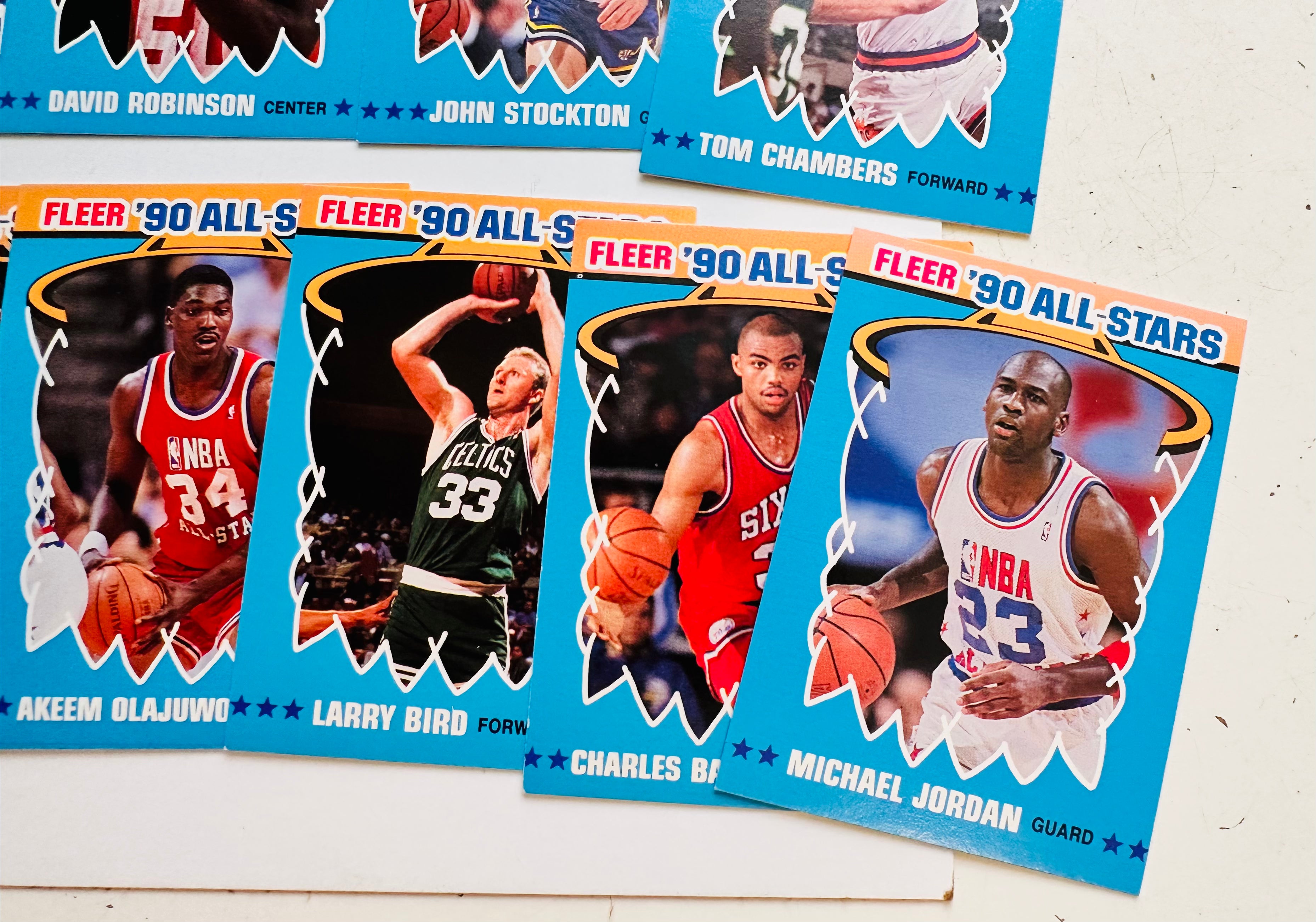 1990 Fleer Basketball Insert Stickers Set - Complete Collection for NBA Fans, Collectors & Card Enthusiasts - Perfect for Display, Trading & Memorabilia Preservation
