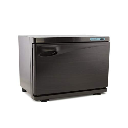 DermaLagic Electric Towel Warmer & Heater Cabinet - 20L Capacity, Brown Wood Grain Finish - Perfect for Massage, Facial Spa, Salon, Nails, Gym, Home & Commercial Use