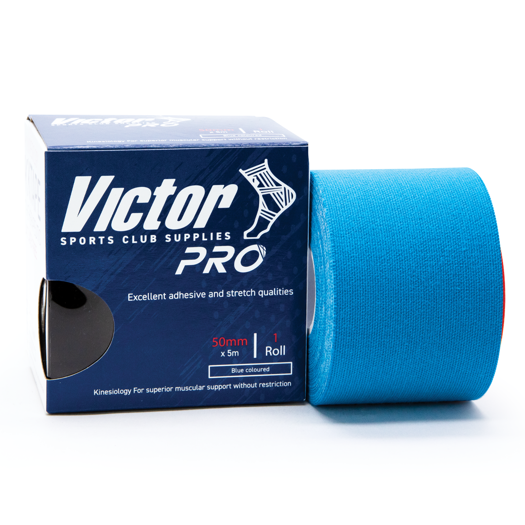 Victor Pro K Tape 50mm x 5m - Premium Kinesiology Tape for Sports Recovery & Pain Relief - Ideal for Athletes, Fitness, and Physical Therapy