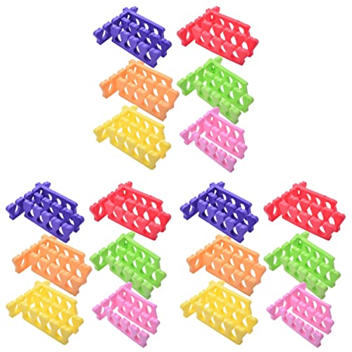 FRCOLOR 3pcs Nail File Set - Professional Nail Filer, Finger & Toe Separators, Sponge Nail Art Tools for Manicure & Pedicure - Perfect for Home Salon, DIY Nail Care & Professional Use