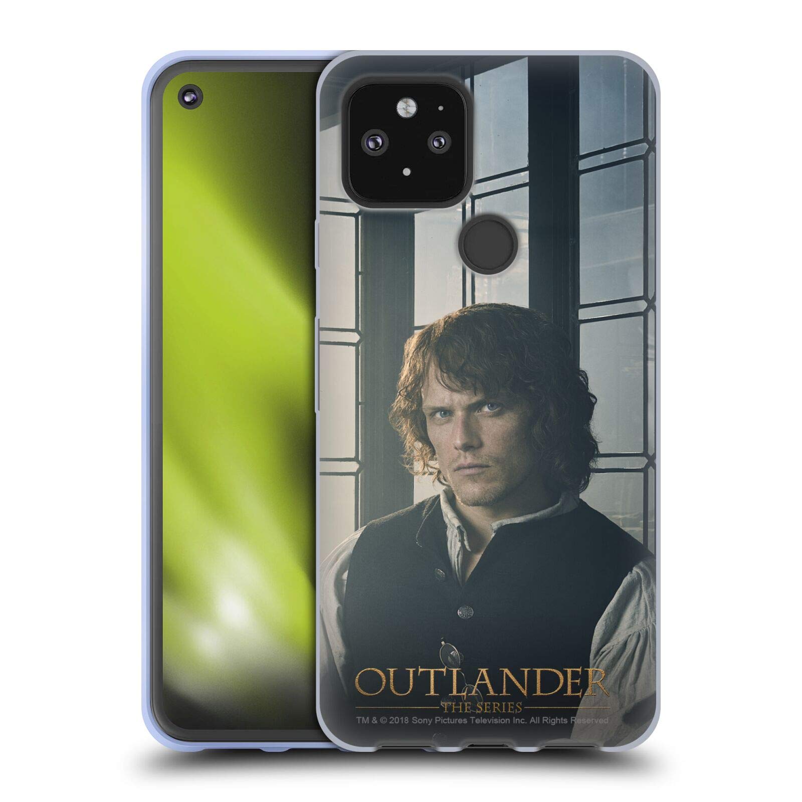 Outlander Jamie Fraser Soft Gel Case for Google Pixel 5 5G - TV Show Protection