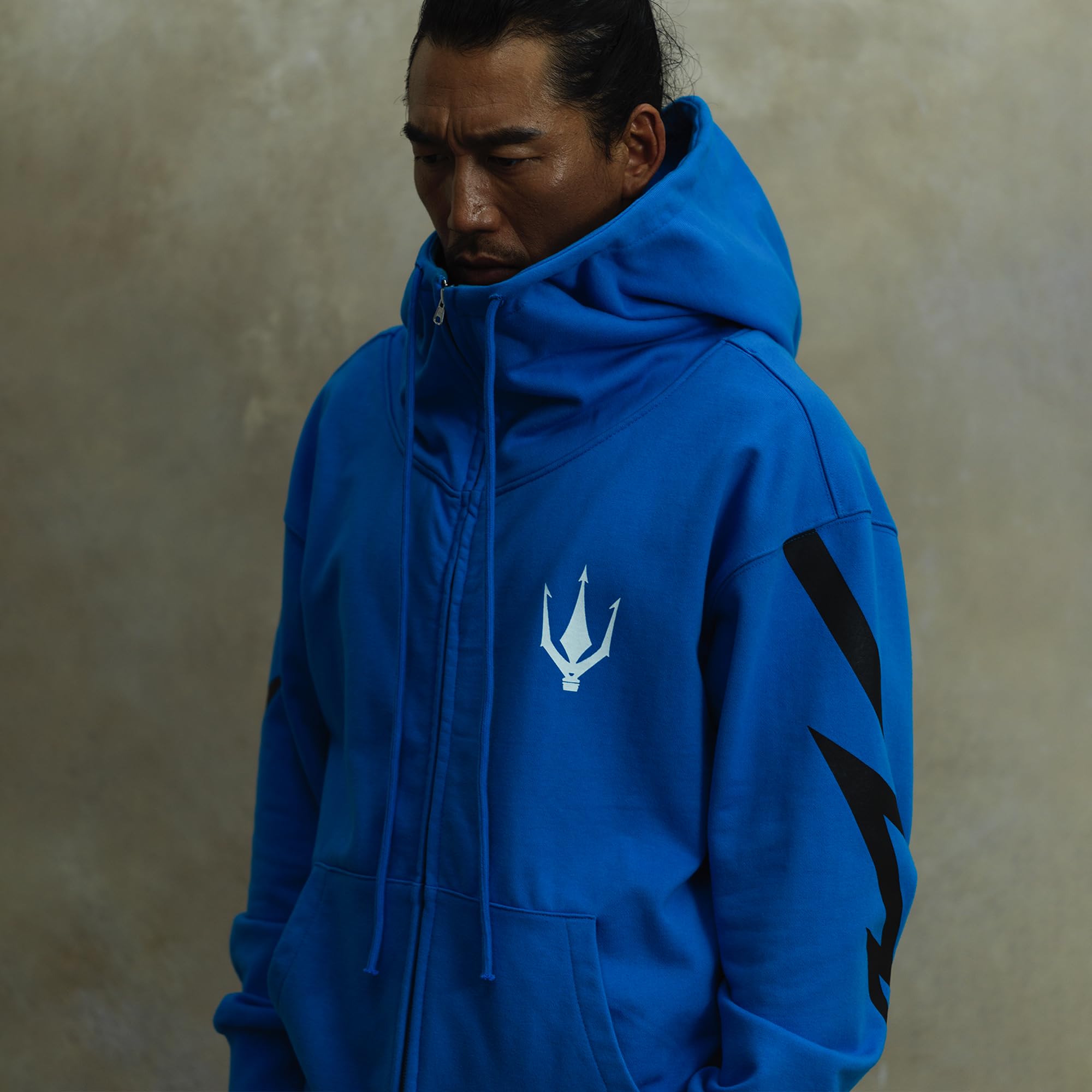 Thunder Zip-Up Hoodie for Men & Women - Lightweight, Comfortable Blue Pullover with Front Pockets - Perfect for Casual Wear, Gym, and Outdoor Activities