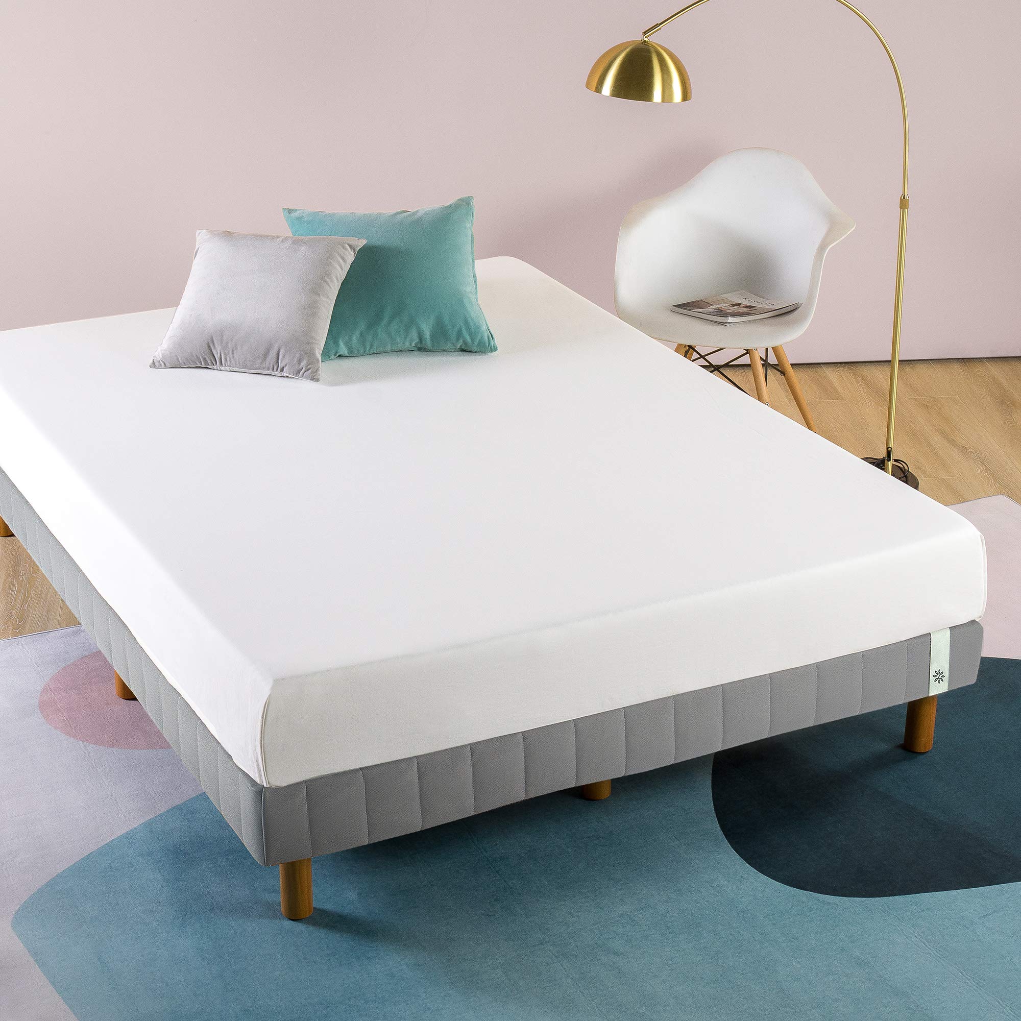 ZINUS GOOD DESIGN Award Winning Justina 11 Inch Metal Platform Bed Frame - Full Size, No Box Spring Needed - Sturdy Support for Mattresses, Perfect for Modern Bedrooms & Guest Rooms