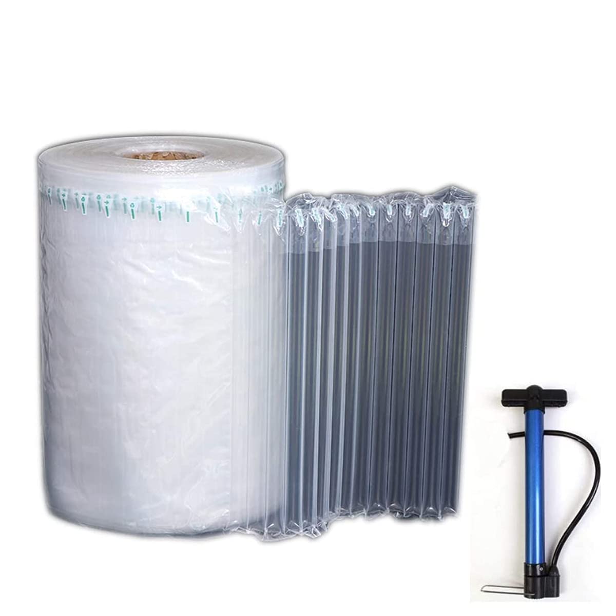 Best Inflatable Column Packing Paper for Moving Breakables - Extra Large Bubble, Thicker & Durable - Easy Tear for Safe Packing, Shipping & Moving (12x935ft/Roll) - Perfect for Home Moves, Fragile Item Protection & E-commerce Packaging