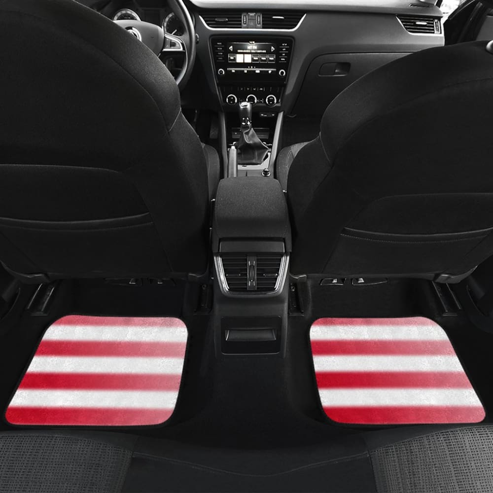American Flag Car Floor Mats for Jeep, SUV & Trucks - Patriotic USA Design, All-Weather Protection - Perfect for 4th of July, Veterans Day & Road Trips