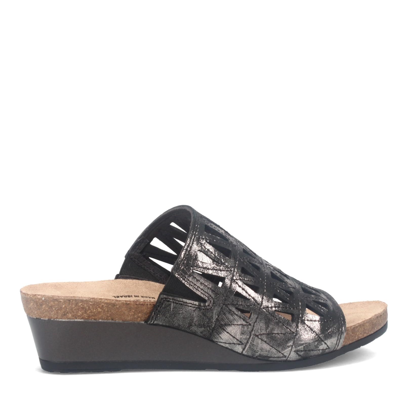 NAOT Women's Crown Comfortable Leather Sandals - Black Size 38 (US 7.5 M) - Perfect for Summer Walking, Travel & Casual Outings