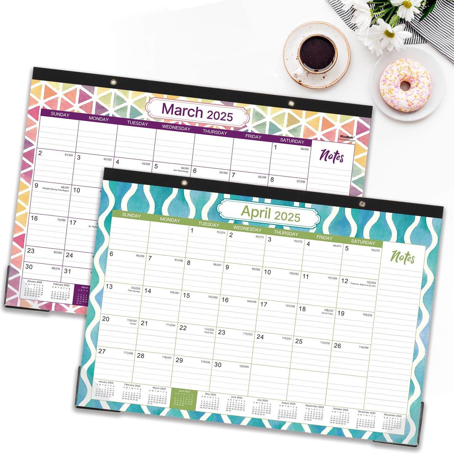 2025-2026 Large Desk Calendar Planner (17