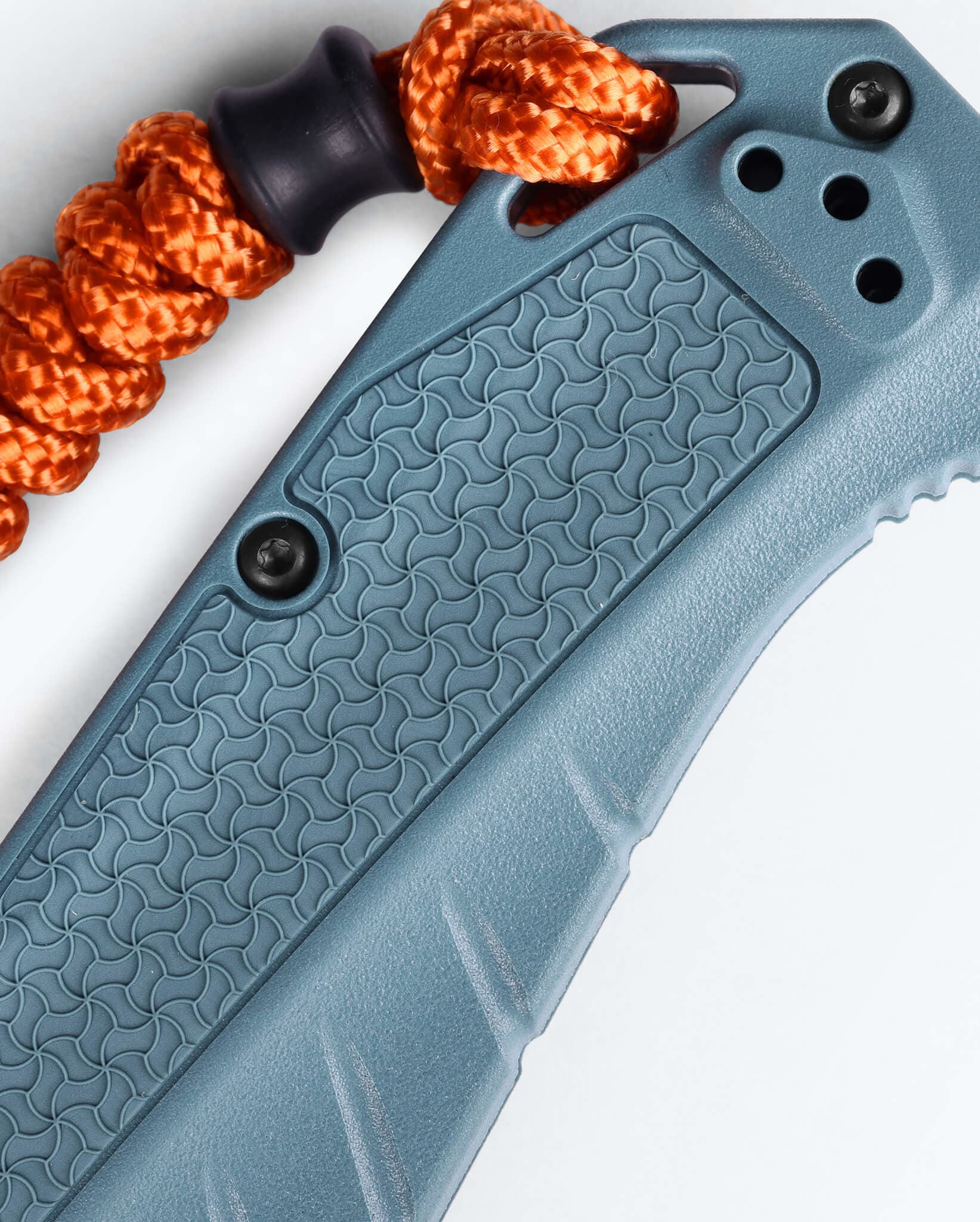 Adira™ Tactical Folding Knife - Depth Blue Grivory® Handle with Drop Point Blade | Outdoor Survival, Camping, EDC & Everyday Carry Knife
