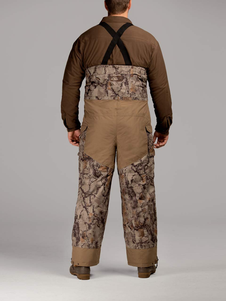 Natural Gear Ultimate Insulated Camouflage Duck Hunting Bib Overalls - Waterproof & Warm Hunting Pants for Cold Weather Waterfowl Hunting | Ideal for Marsh, Field & Blind Hunting