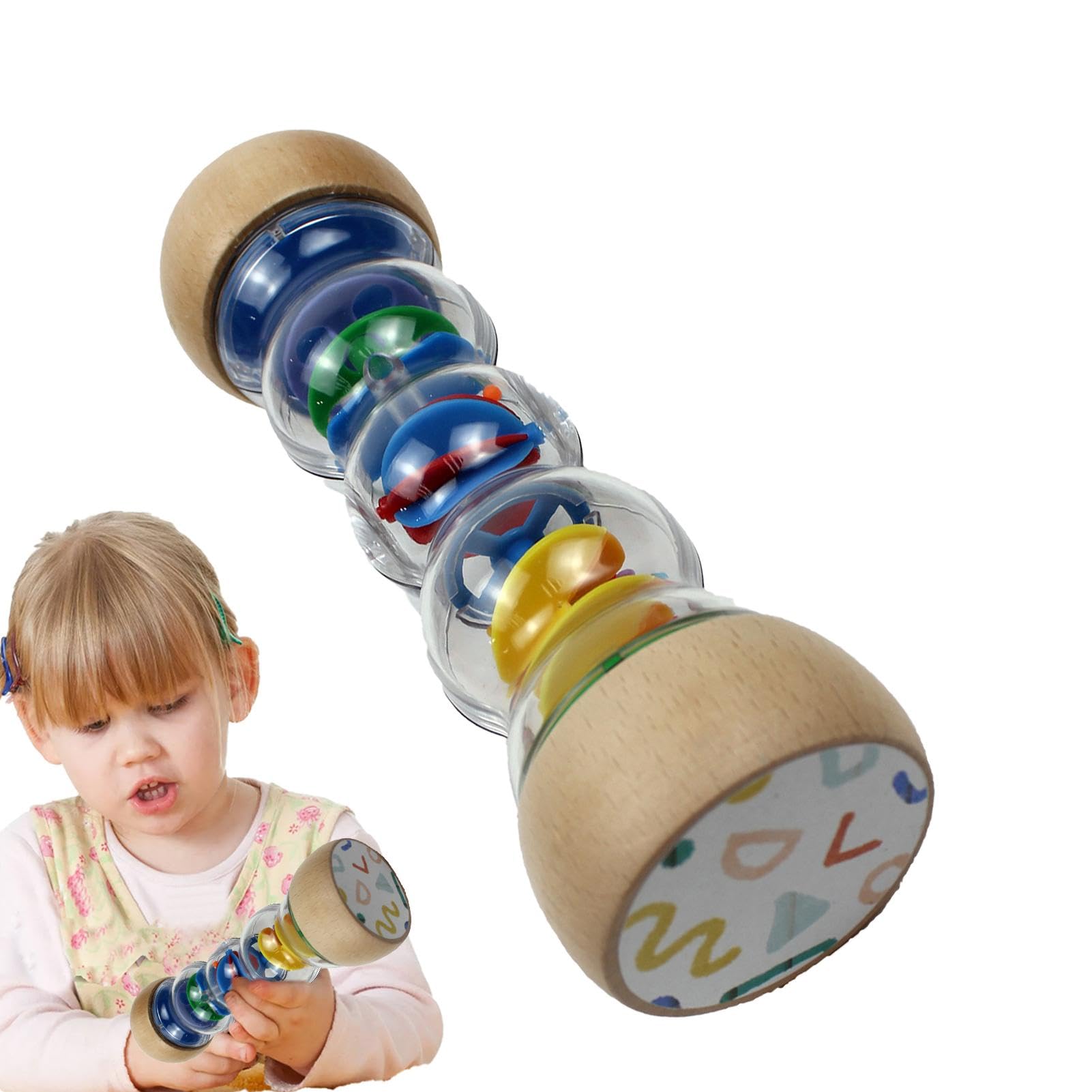 Rain Stick Sensory Toy - Rain Maker Musical Instrument Shaker with Relaxing Rainfall Sounds for Kids, Stress Relief & Meditation | Perfect for Playtime, Therapy & Relaxation