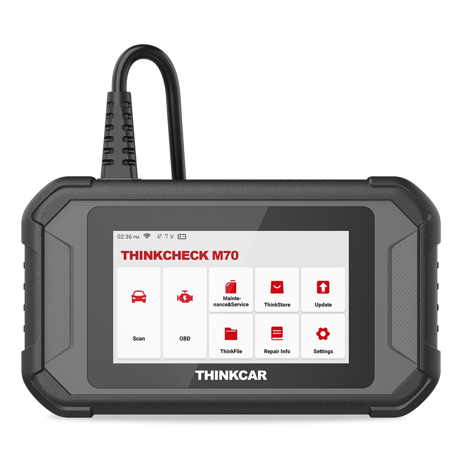 THINKCHECK M70 5-in-1 Full System OBD2 Scanner - Professional Car Diagnostic Tool with Tablet, Code Reader & Comprehensive Vehicle Scan for Mechanics | Perfect for Auto Repair Shops & DIY Car Maintenance