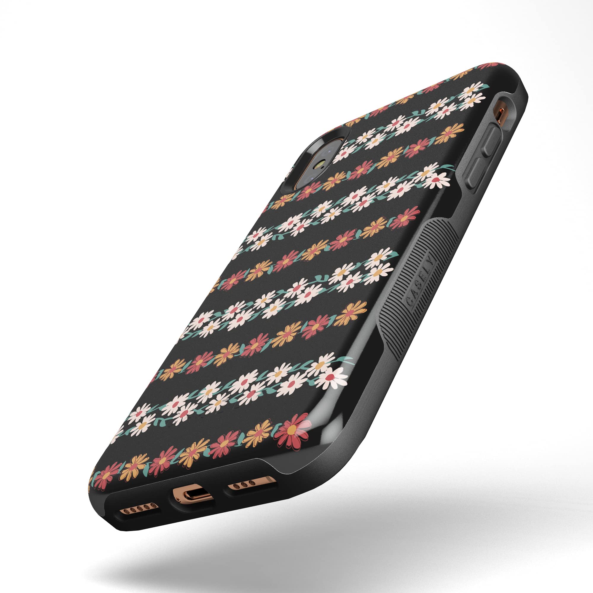 Casely iPhone X/XS Floral Case - Stylish Daisy Print Protective Cover for iPhone X/XS | Perfect for Everyday Use, Travel & Fashion Accessories