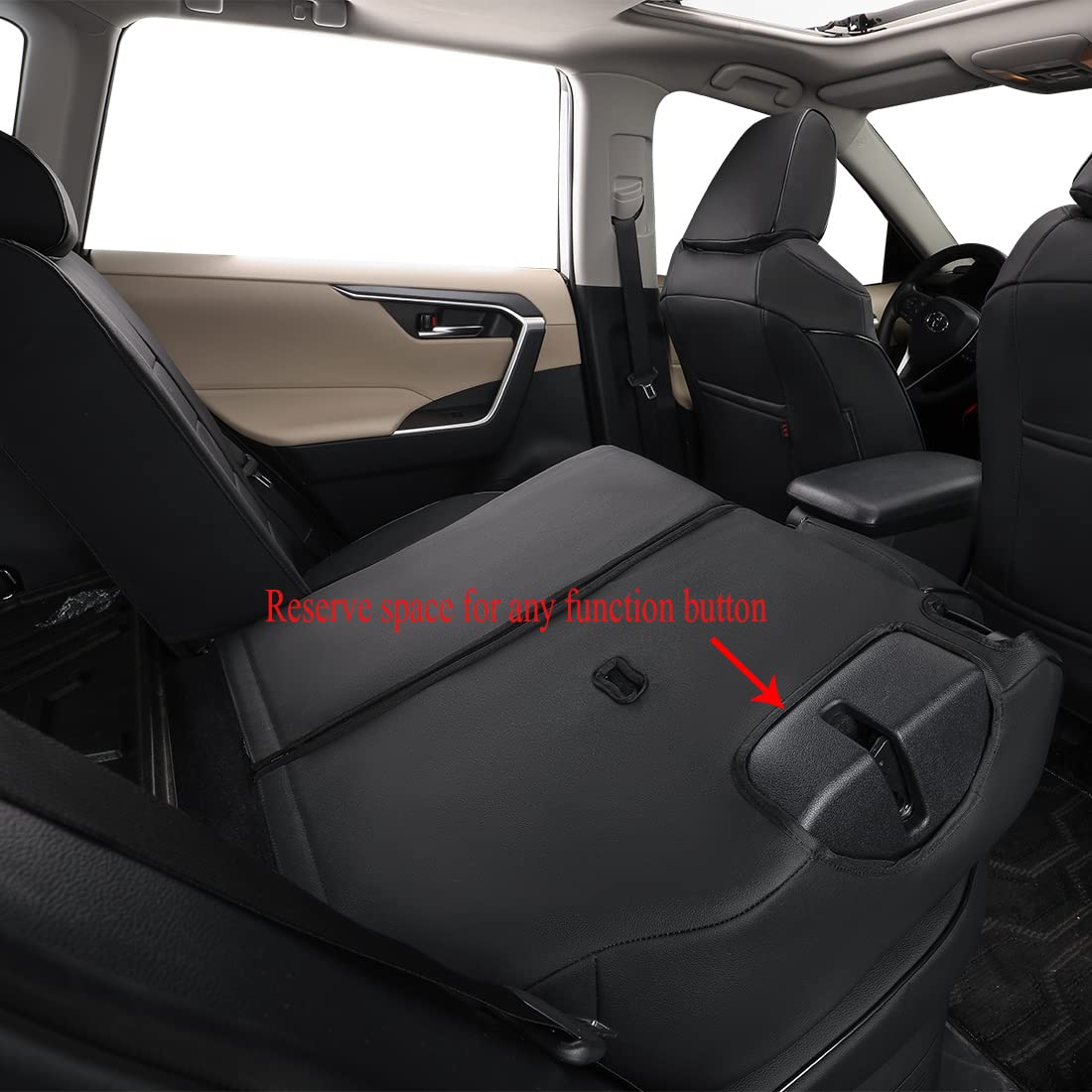 Premium Leather Car Seat Covers for Toyota Corolla 2020-2025 Models (SE, Nightshade, SE Apex, XSE, FX) - Custom Fit Full Set in Black - Perfect for Daily Commuting & Road Trips