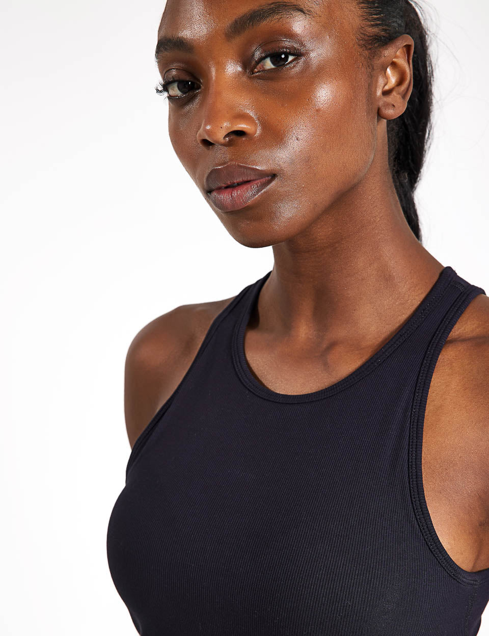 Pose Plyo Tank - Black | Women's Workout & Yoga Top for Fitness & Activewear | Perfect for Gym, Running & Yoga