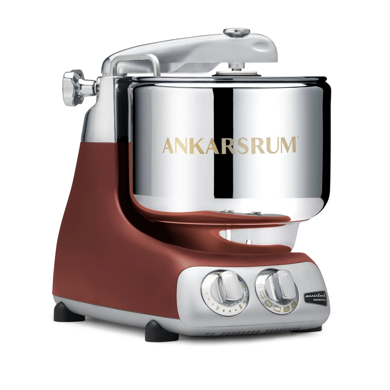 Ankarsrum AKM6230 Stand Mixer - Rustic Maroon | Professional Kitchen Mixer for Baking, Dough Kneading & Food Prep | Perfect for Home Bakers & Pastry Chefs