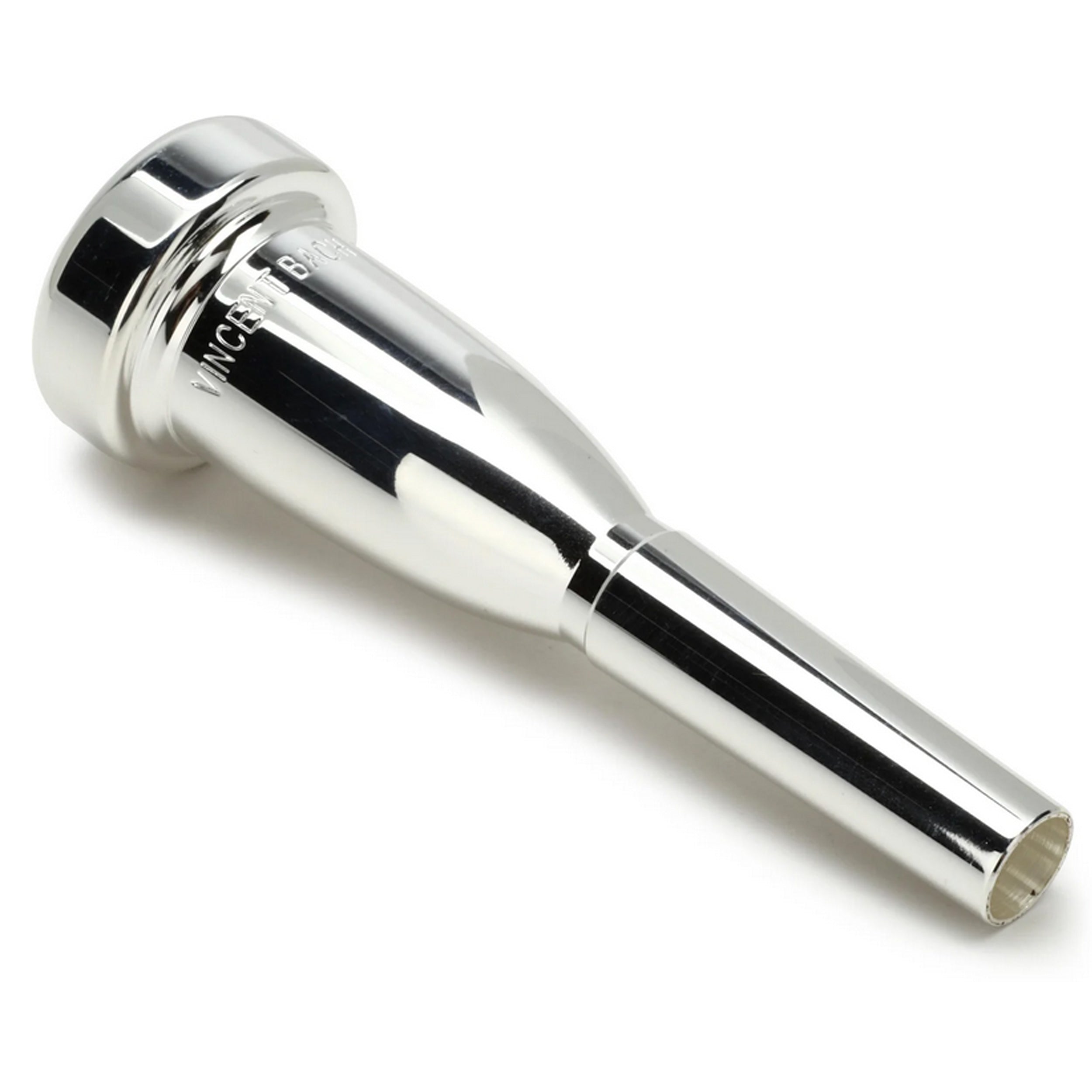 Bach Megatone 2.5C Silver Plated Trumpet Mouthpiece - Professional Brass Instrument Accessory for Jazz, Orchestra & Band Performances