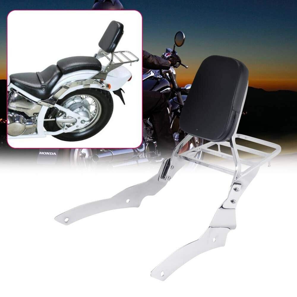 Yamaha V Star XVS650 Custom Drag Star Backrest Sissy Bar & Luggage Rack - Heavy Duty Motorcycle Accessory for Comfort & Storage - Perfect for Long Rides, Touring & Road Trips