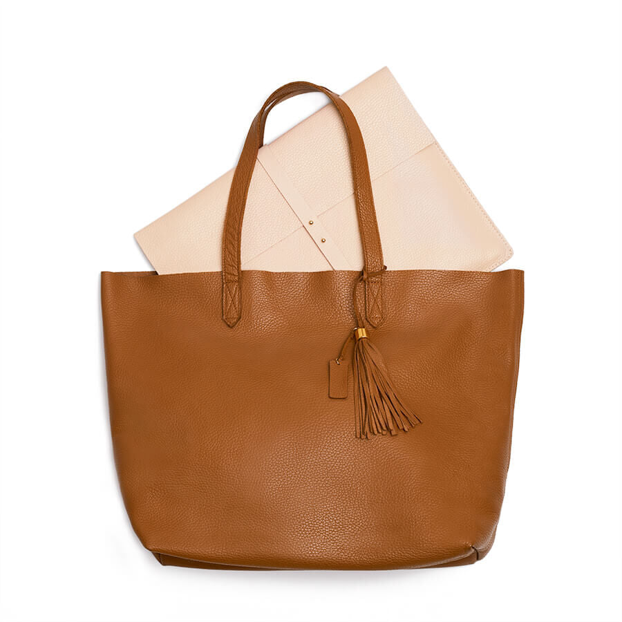 Premium Genuine Leather Crossbody Bag with Elegant Tassel Detail - Stylish & Durable for Women, Perfect for Work, Travel & Everyday Use