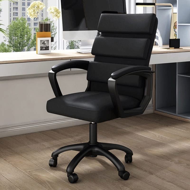 Ergonomic Computer Chair with Backrest - Comfortable Office Desk Chair for Long Hours, Study & Gaming - Adjustable Height, White Starlight (One Size) - Perfect for Home Office, Dorm Room & Workspace