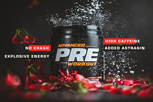 Efectiv Nutrition PRE 225g Pre Workout Powder - Focus, Energy & Dynamine Supplement for Intense Training & Gym Performance | Pre-Workout for Men & Women