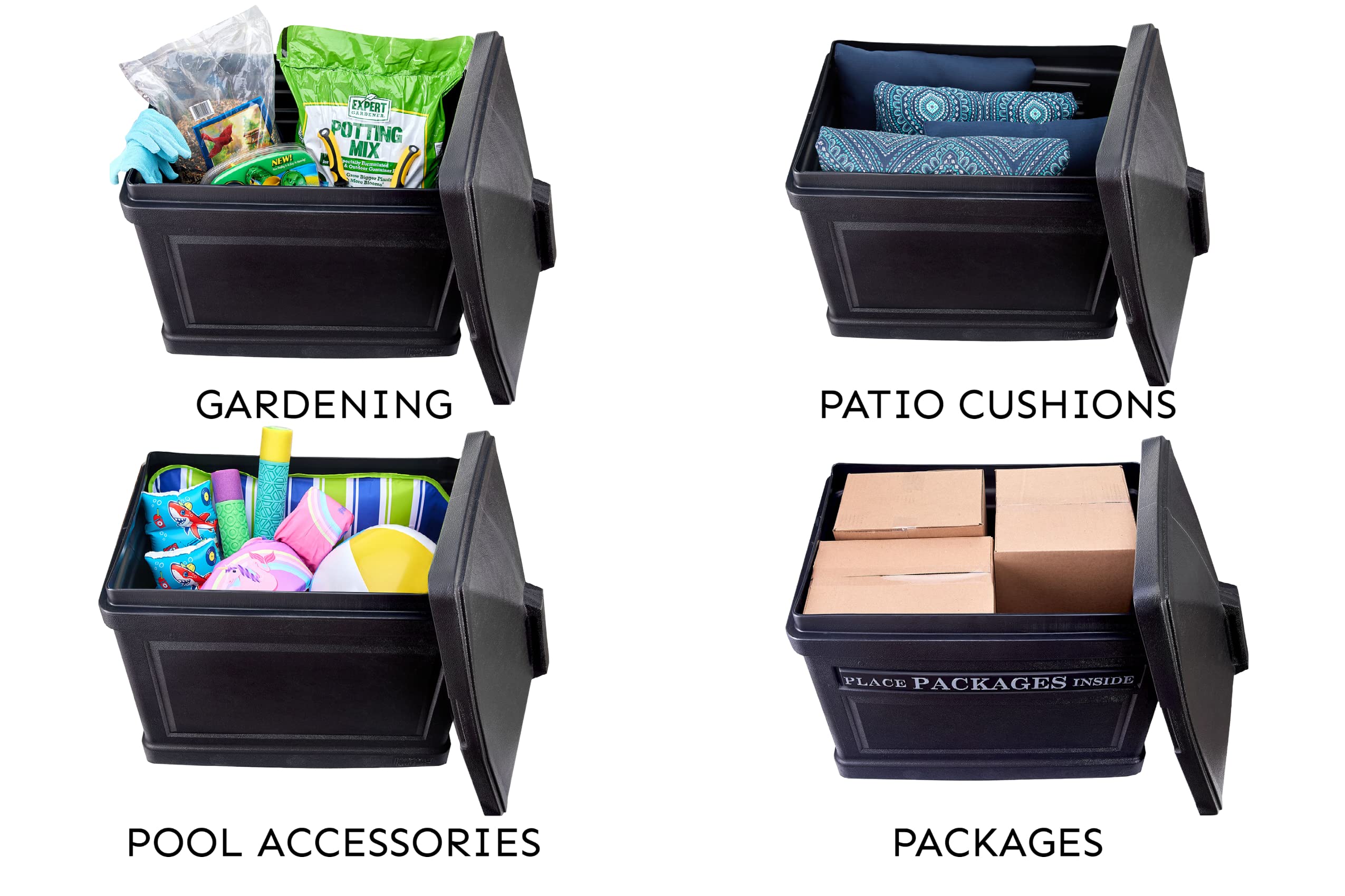 Premium Mighty Tuff Large Package Delivery Box - Heavy Duty Shipping Boxes for Ecommerce, Moving & Storage (12x12x12 in) - Perfect for Amazon FBA, USPS, UPS & FedEx Shipments