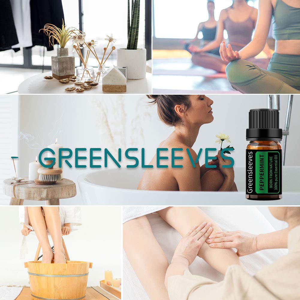 GREENSLEEVES 100% Pure Gardenia Essential Oil - 10ml Natural Fragrance Oil for Aromatherapy, Diffusers, Massage & DIY Skincare