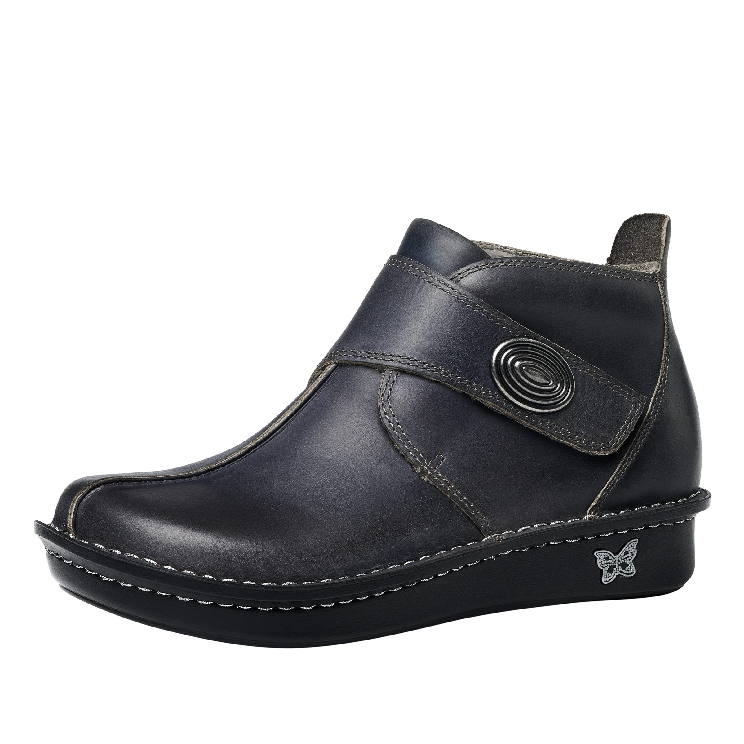 Alegria Caiti Women's Leather Ankle Boots - Comfortable & Stylish Shoes for Work, Walking & Everyday Wear