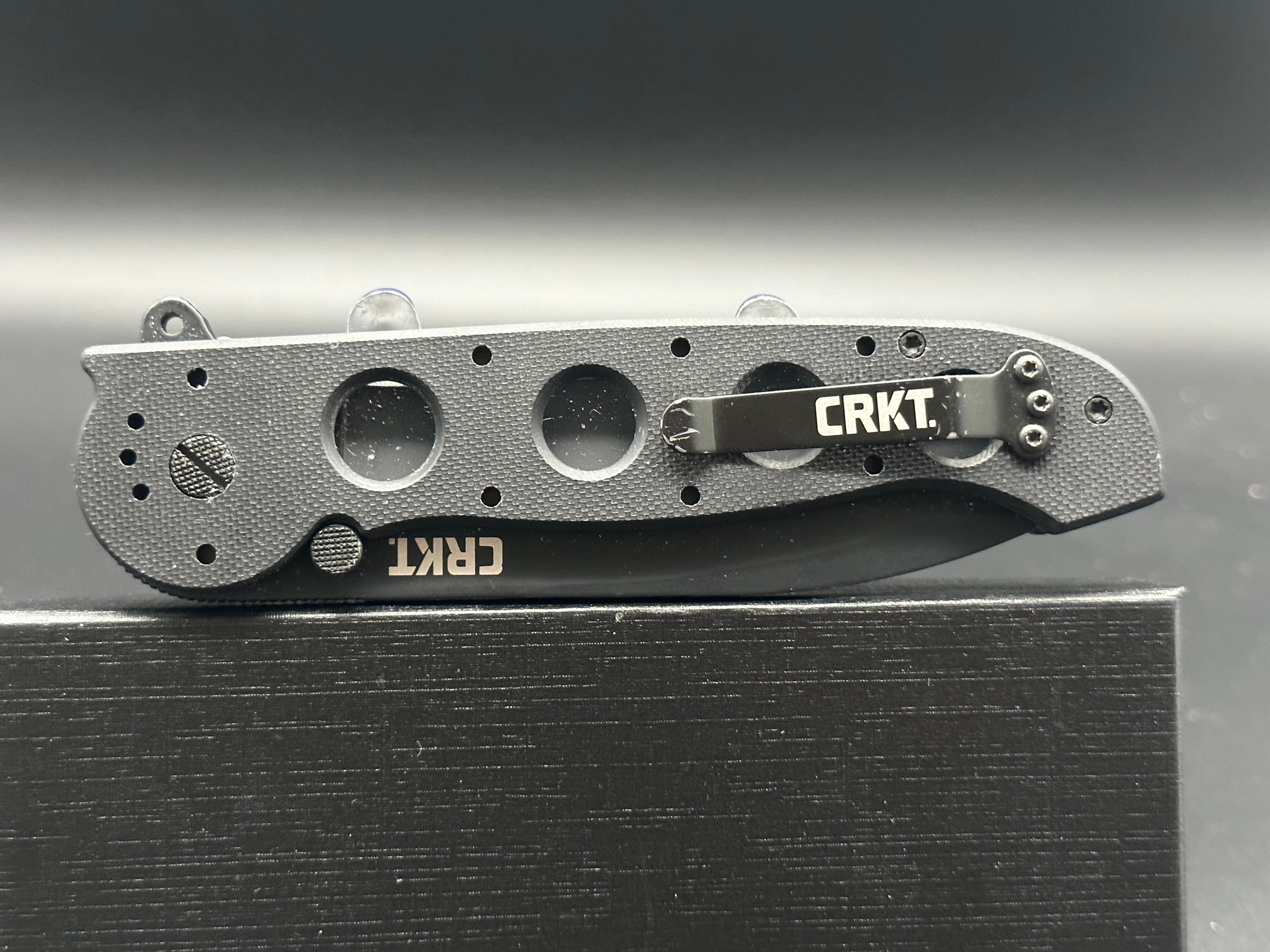 CRKT Carson M21-04G Folding Pocket Knife - Black G10 Handle, Tactical EDC Knife for Outdoor, Camping, Hiking & Survival Gear