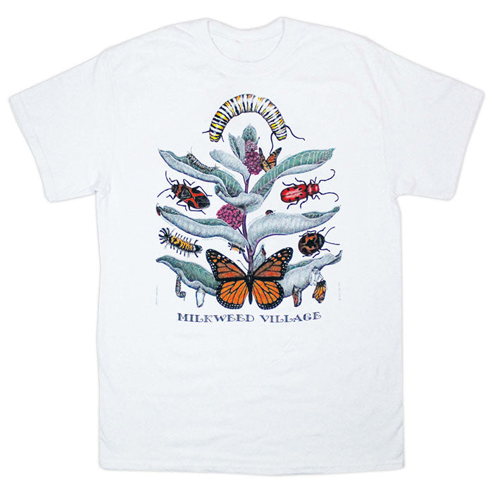 Premium Cotton Milkweed Village Graphic T-Shirt for Men & Women - Soft & Comfortable Casual Tee for Everyday Wear, Street Style & Outdoor Activities