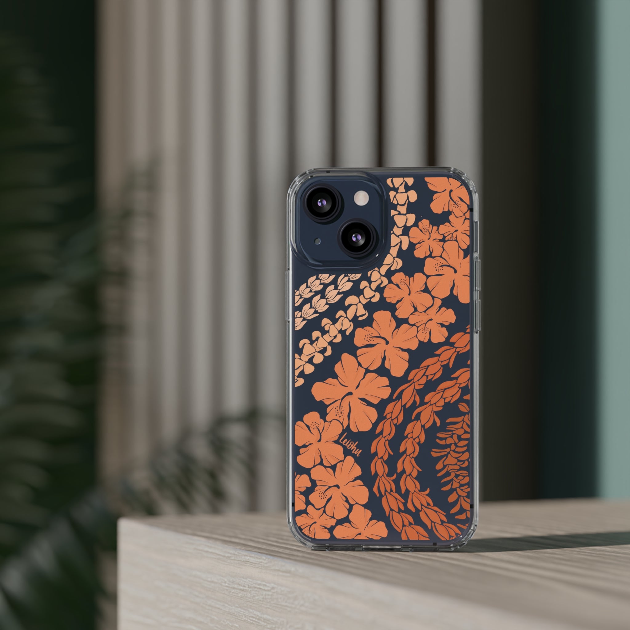 Groovy Lei Warm Clear Phone Case - Soft & Durable Protective Cover for iPhone & Android - Perfect for Winter, Outdoor Activities & Everyday Use