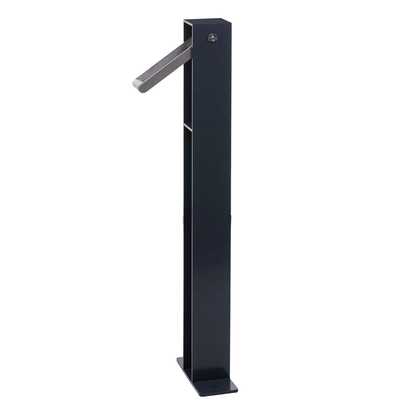 Mendler HWC-G20 Bike Rack - Heavy Duty Zinc Coated Steel Bicycle Stand, Powder Coated Outdoor Bike Parking (96x24x10cm Anthracite) - Perfect for Garage, Yard & Public Spaces