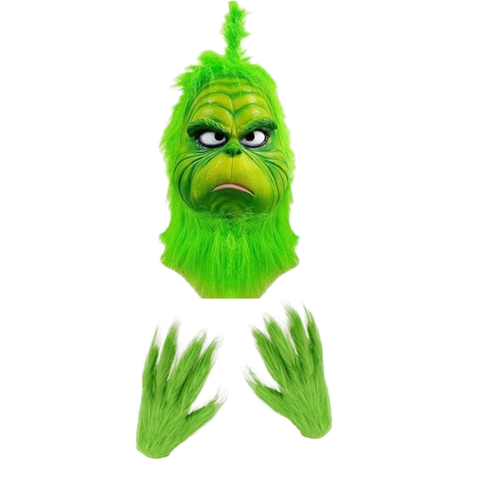 Beita Green Latex Cosplay Mask for Adults - Christmas Costume Accessory for Halloween, Cosplay Parties & Theatrical Performances