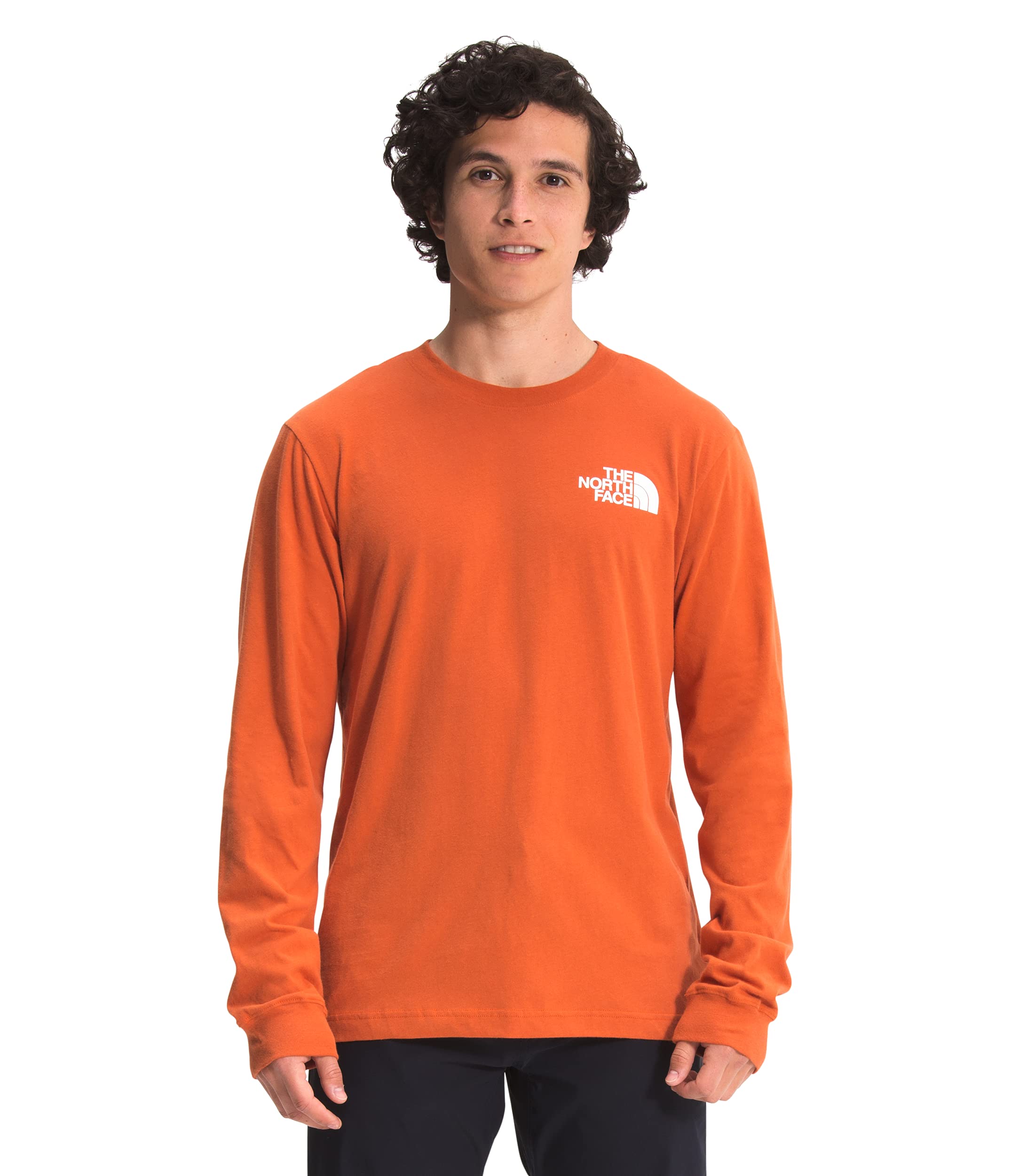 The North Face Men's Long Sleeve Box Tee - Moisture-Wicking Quick-Dry Performance Shirt for Hiking, Camping & Outdoor Activities