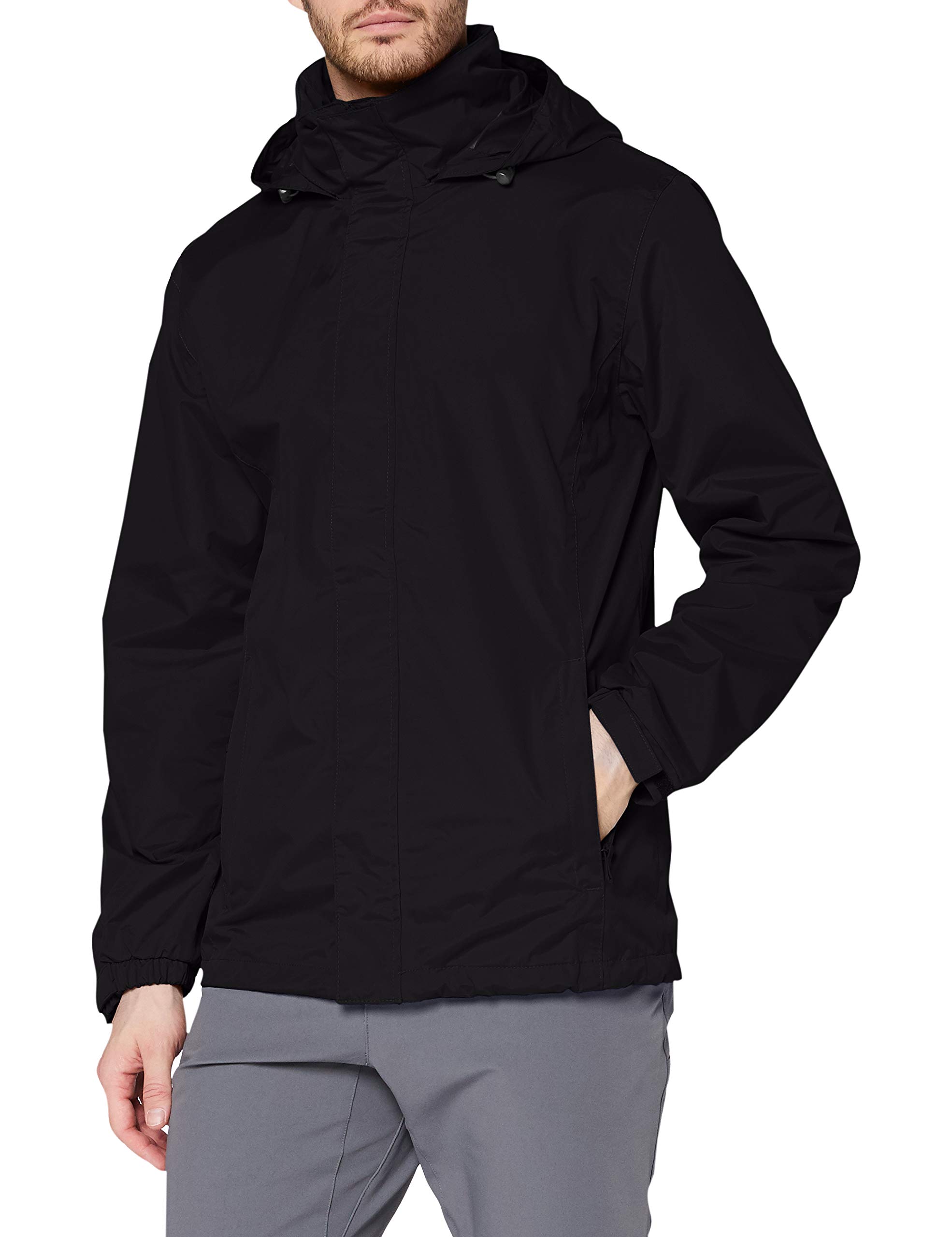 Men's Ardmore Waterproof Mesh-Lined Shell Jacket - Black, Size XL (44