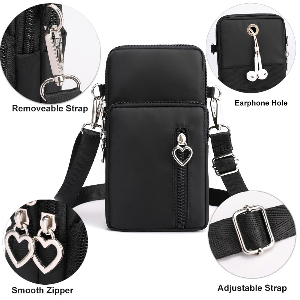 Stylish Small Crossbody Bags for Women - Lightweight Mini Shoulder Bag with Pockets, Universal Pouch Wallet & Phone Holder | Perfect for Travel, Shopping & Everyday Use