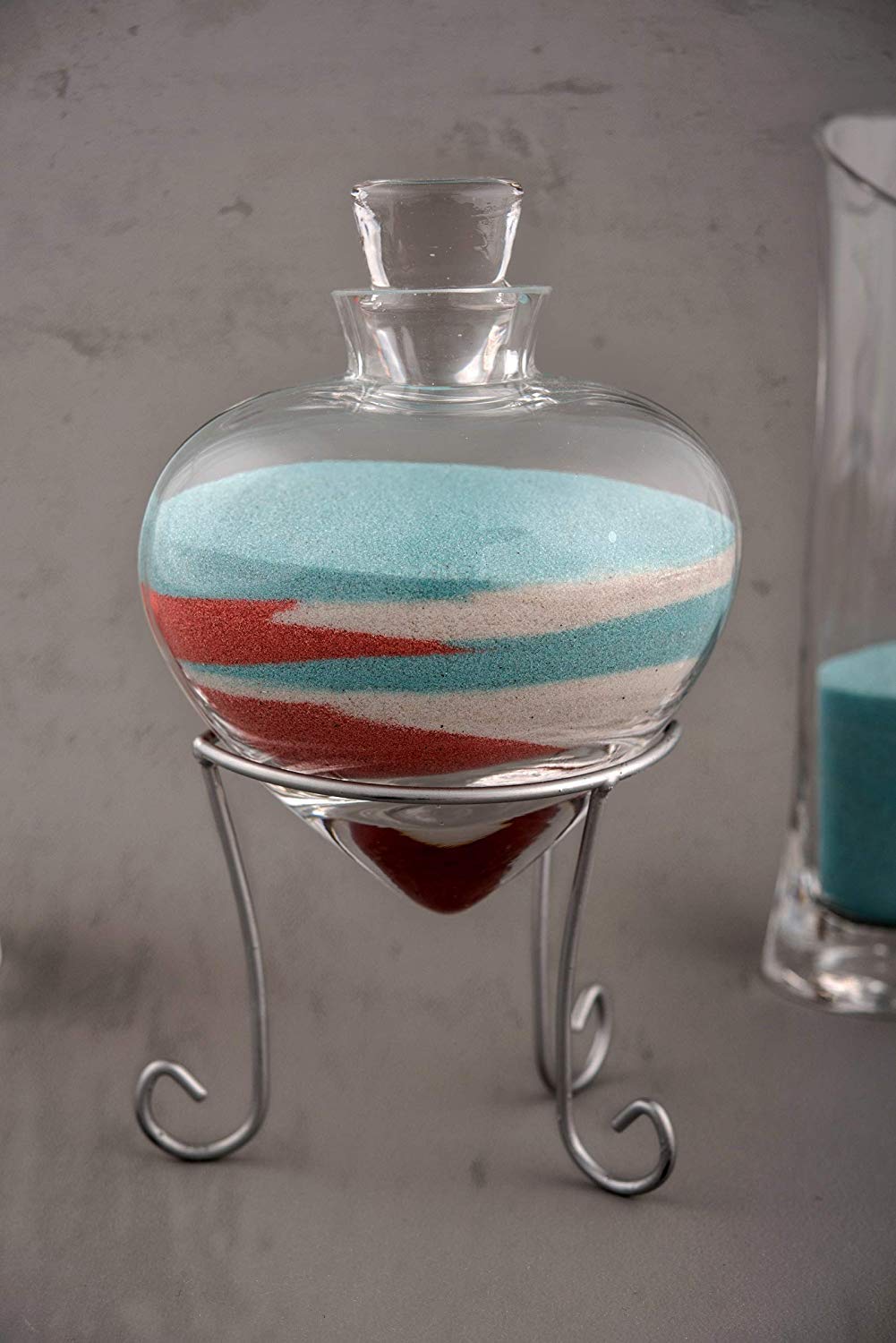 Heart Shaped Unity Sand Ceremony Vase Set for Weddings - Customizable Keepsake for Wedding Ceremonies & Anniversary Gifts