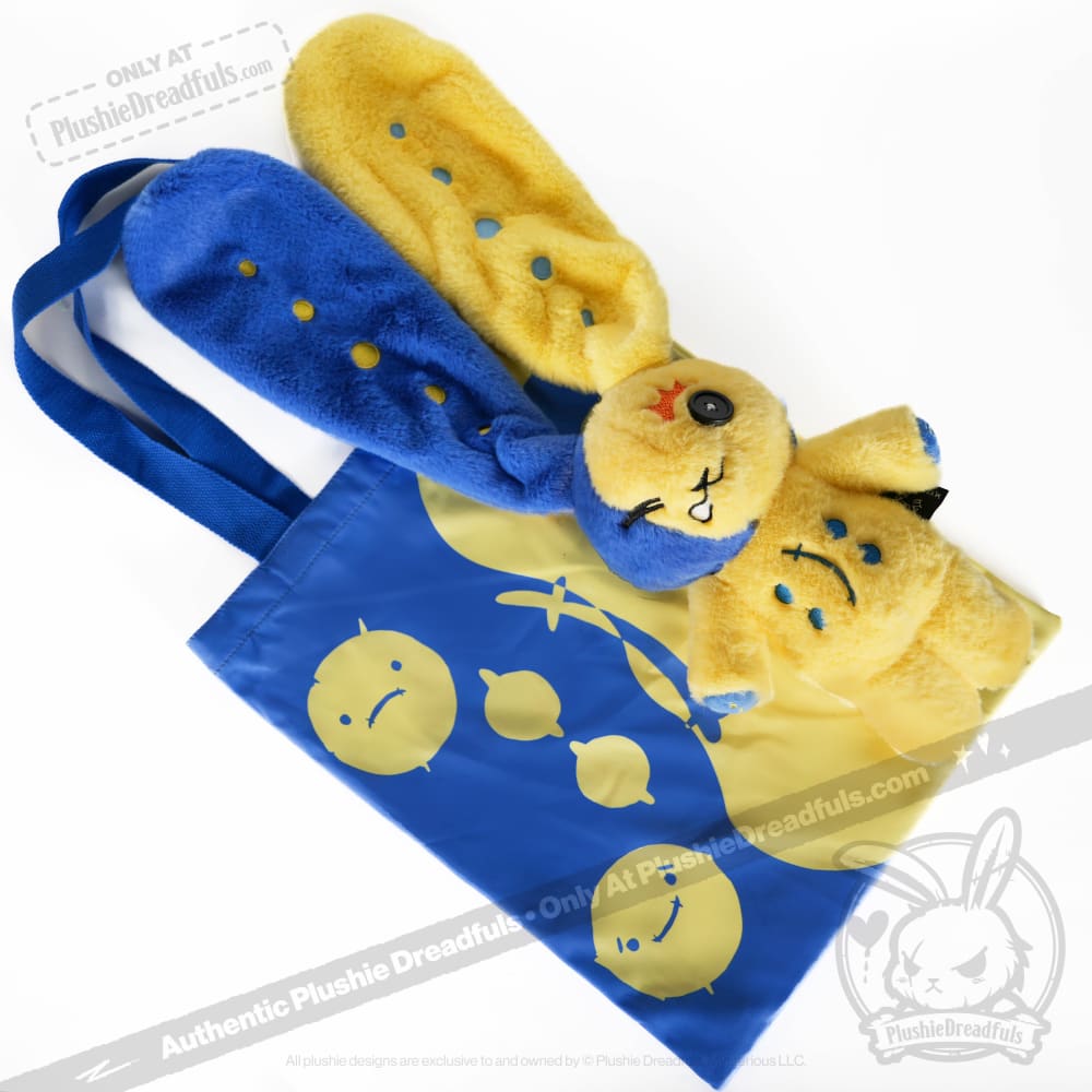 Plushie Dreadfuls Bipolar II Bunny - Soft Stuffed Animal Toy for Mental Health Awareness, Comfort & Support | Perfect Gift for Therapy, Anxiety Relief & Emotional Support