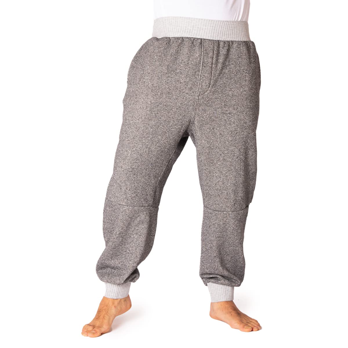 PANASIAM Warm Soft Harem Jogger Pants for Cold Weather - Ethically Made in Small Family Businesses | Perfect for Winter Outfits, Lounge Wear & Casual Style