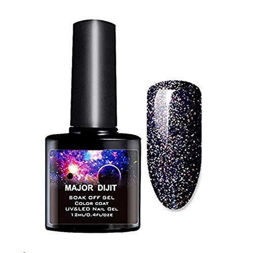 Newest Glitter Gel Nail Polish - Gorgeous Glossy Halo Diamond Laser Nail Art Pigment for Women | Long-Lasting Fashion Nail Color (Shade 73) | Perfect for Parties, Weddings, and Special Occasions