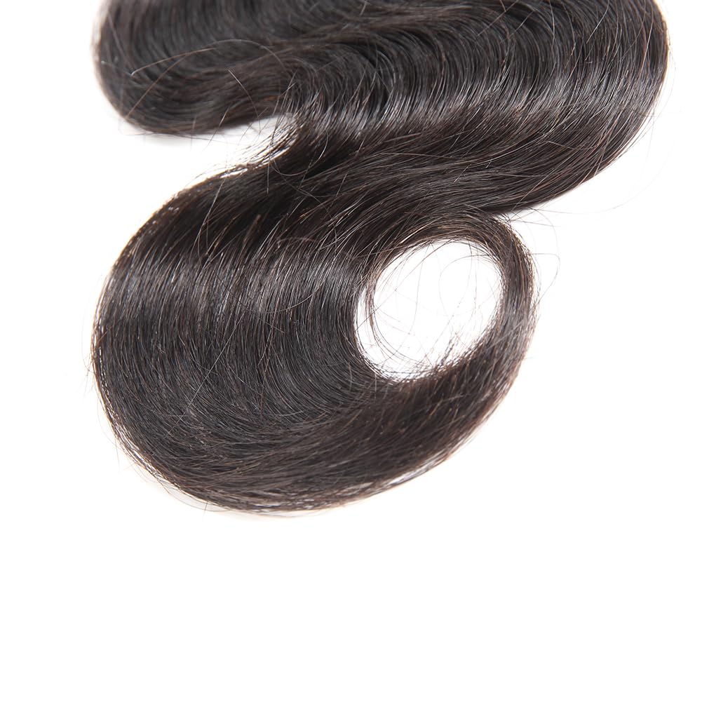 Premium 10A Grade 100% Unprocessed Virgin Human Hair Bundles - Natural Black Body Wave Weave (20/22/24 Inch) - Perfect for Protective Styles, Sew-Ins, and Everyday Glamorous Looks