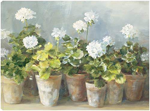 White Geraniums Crop