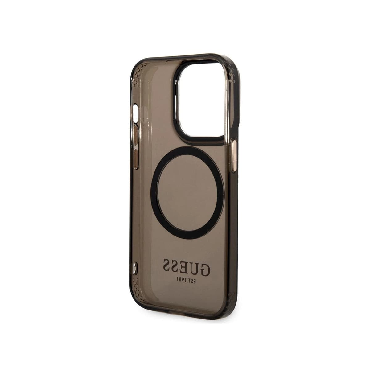GUESS iPhone 14 Pro Case - Premium Protective Ring Edition Cover for Women & Men | Slim Shockproof Phone Case with Grip Ring Stand for Work, Travel & Daily Use