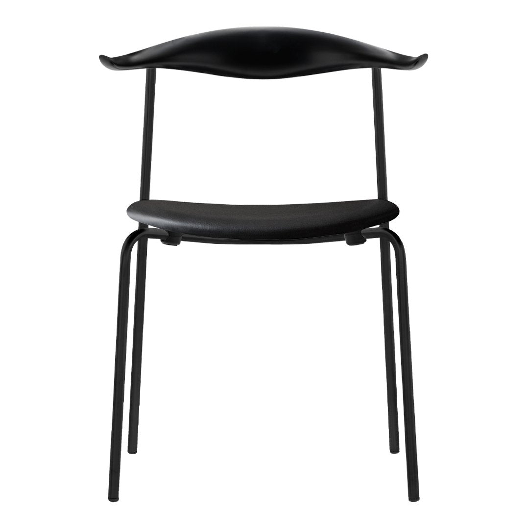 Ergonomic CH88P Upholstered Office Chair with Black Metal Frame - Multiple Color Options for Home & Workspace Comfort