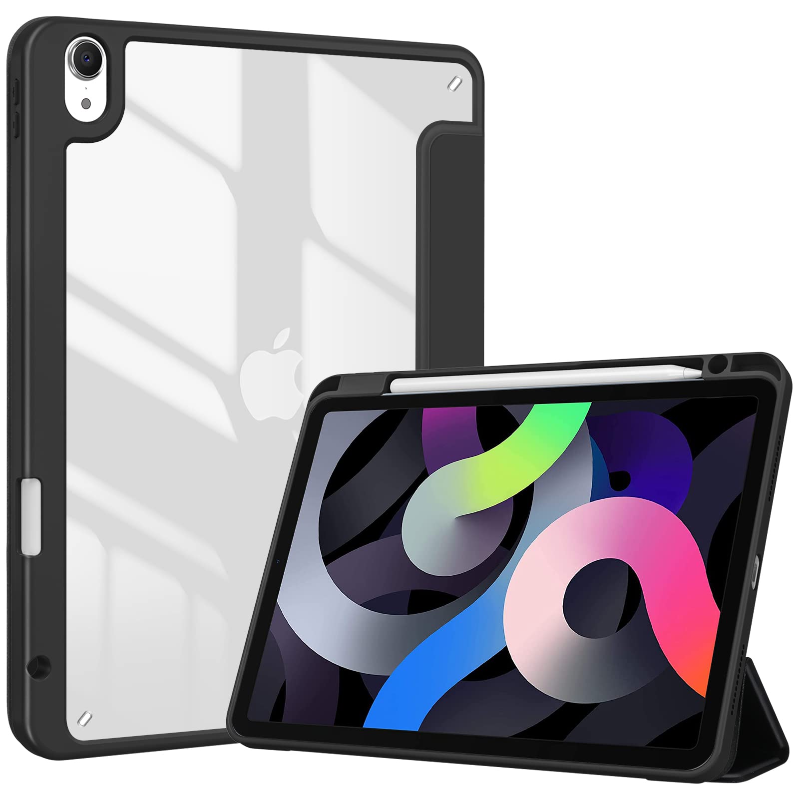 ProCase iPad Air 5th/4th Generation Case with Apple Pencil Holder - Slim Protective Cover for iPad Air 5 (2022) & Air 4 10.9
