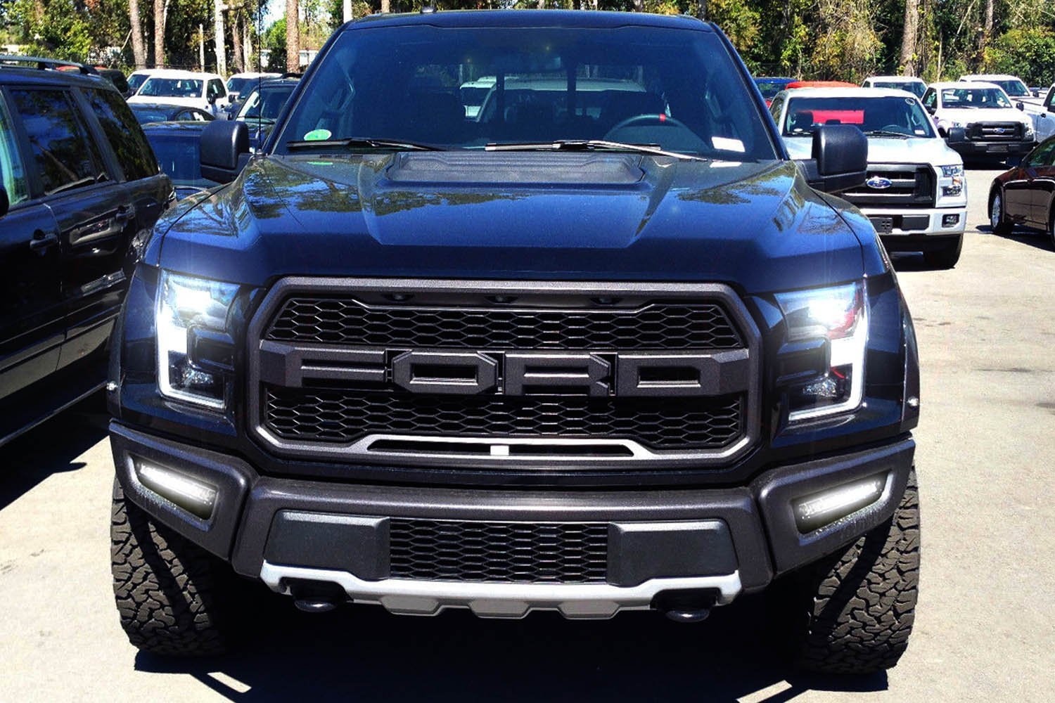 100W CREE LED Light Bar Fog Lamp Kit with Lower Bumper Bracket for 2017-2020 Ford Raptor - Off-Road, Truck, Jeep & ATV Lighting for Night Driving & Adventure